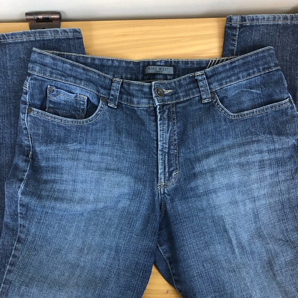 nine west straight leg jeans